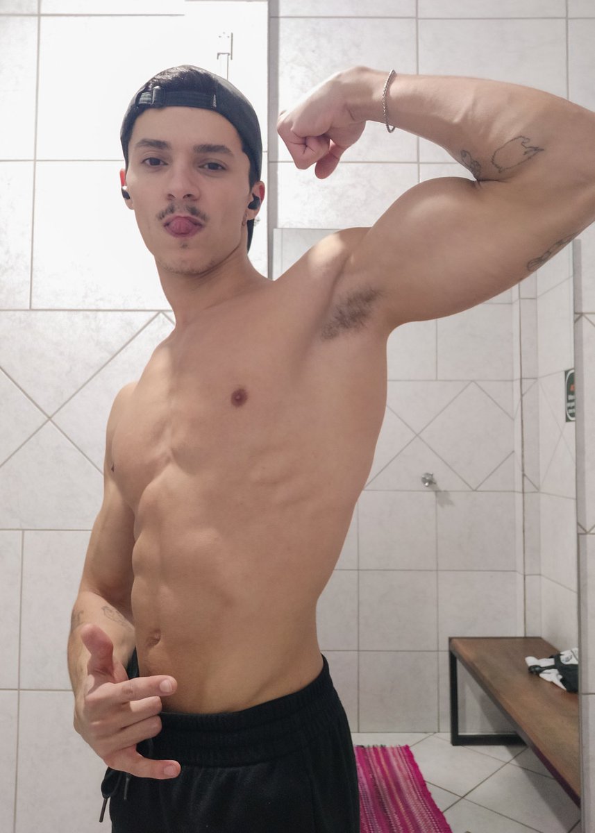 no frio só treino braço affe