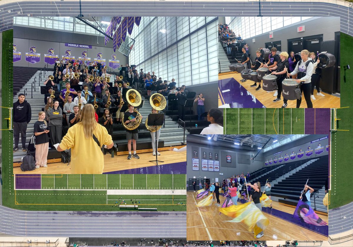 GAME DAY, GAME DAY, GAME DAY!!
See you tonight for preshow at 6:45 and half time! We had a great time playing at the pep rally today :)
#colormyworld
