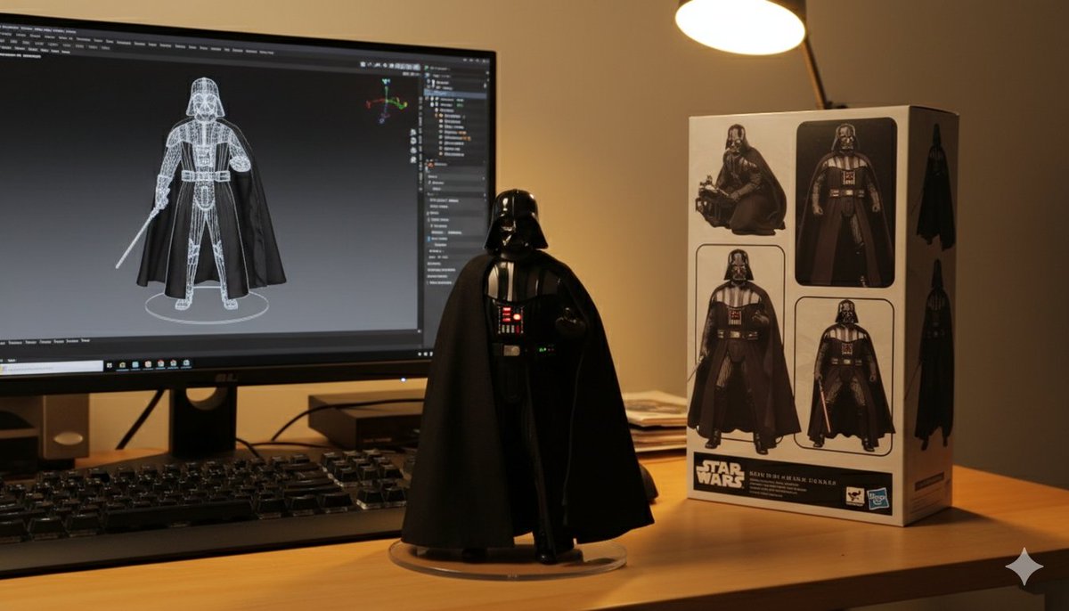 RefreshingSoggy's tweet photo. 最近流行りのフィギュア化で、自分で撮影したフィギュアをフィギュア化してみた
#スターウォーズ #ダースベイダー #フィギュア #フィギュア化 #starwars #figure https://t.co/QjDzbTIEnd