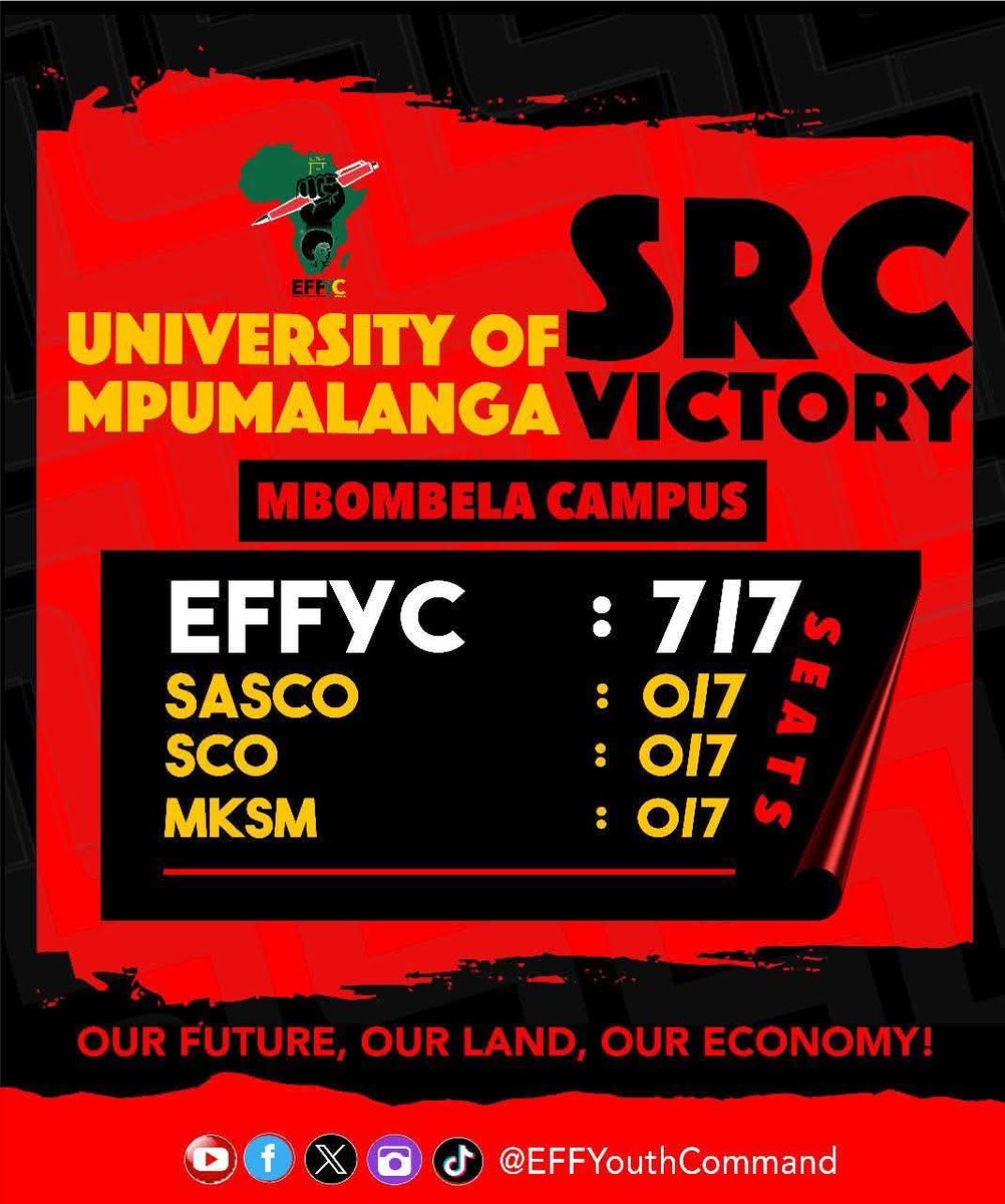 Halala EFF Youth Commamd we are very proud of you ⁦<a href="/MpumalangaEff/">@Mpumalanga _EFF</a>⁩ ⁦<a href="/EFFSouthAfrica/">Economic Freedom Fighters</a>⁩
