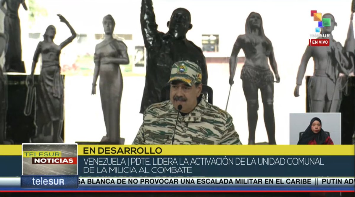 #ENVIVO | Presidente de #Venezuela 🇻🇪, Nicolás Maduro:  Nuestra doctrina tiene la carga espiritual, moral, de la historia, pero también tiene las bendiciones de nuestro Dios   
→ telesurtv.net