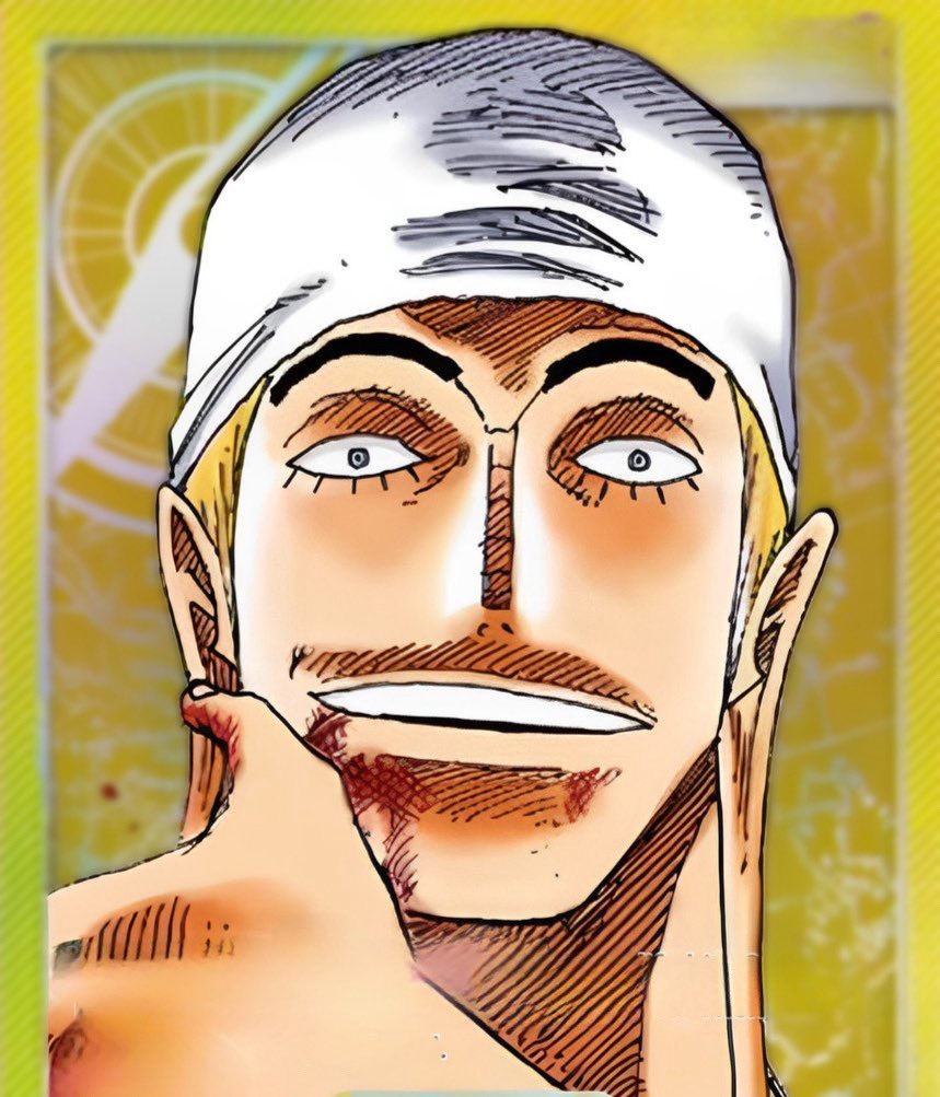 Geo_AW's tweet photo. the only one piece character who’s villainy wasn’t shaped by the world governments influence, just a genuine dickhead. https://t.co/falLOY6sJM