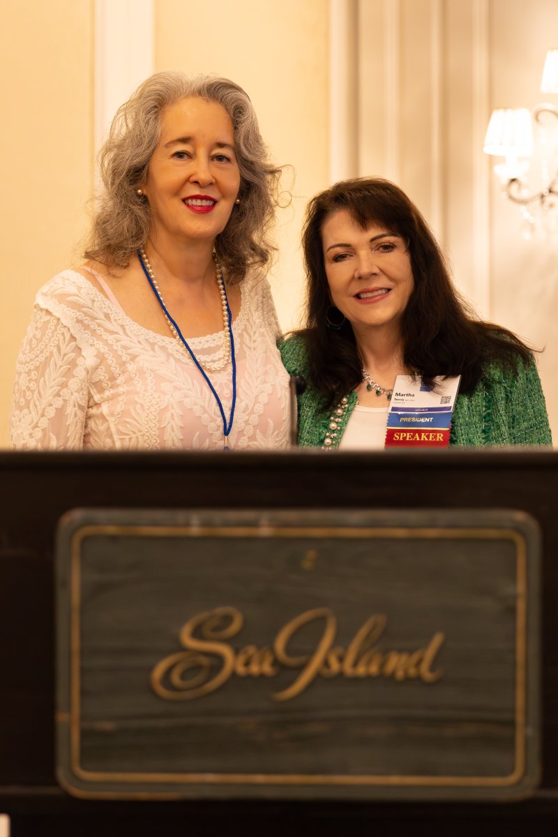 Drs. Martha Boone and Martha Terris kicking off the GUA meeting this morning.