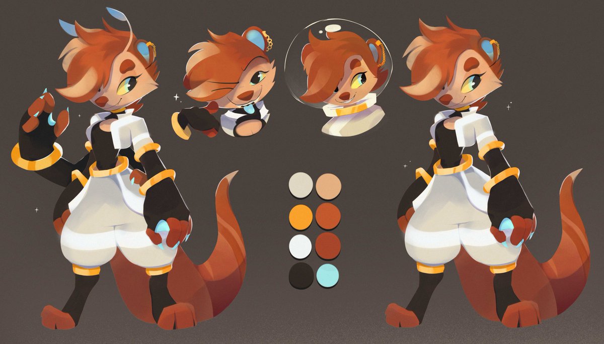 Finished an amazing refsheet commission ✨