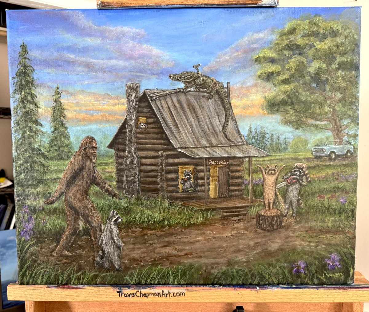Travispaints's tweet image. Kip arrives at his uncle Frank’s place after a long, painful journey. It will be his new home.