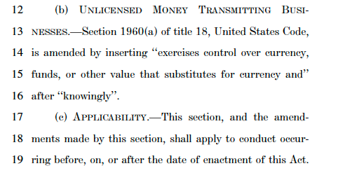 Amanda Tuminelli (@amandatums) on Twitter photo The new market structure draft from Senate Banking has the best developer protections language we have seen to date. Still digging into the rest of the bill, but this is worth celebrating immediately.
Could not be more thrilled to see <a href="/BankingGOP/">U.S. Senate Banking Committee GOP</a> include an amendment to Section The new market structure draft from Senate Banking has the best developer protections language we have seen to date. Still digging into the rest of the bill, but this is worth celebrating immediately.
Could not be more thrilled to see <a href="/BankingGOP/">U.S. Senate Banking Committee GOP</a> include an amendment to Section