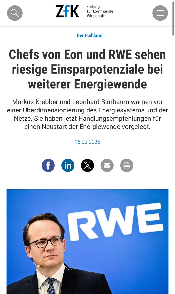 Die Bayernwerk Netze ist eine Tochter der EON. Ein Börsennotiertes Unternehmen. Passend zu meinem Beitrag von heute.
Ein Schelm der Böses dabei denkt und ÜBERRASCHUNG, Birnbaum und Reiche verstehen sich gut. Wundert nicht…