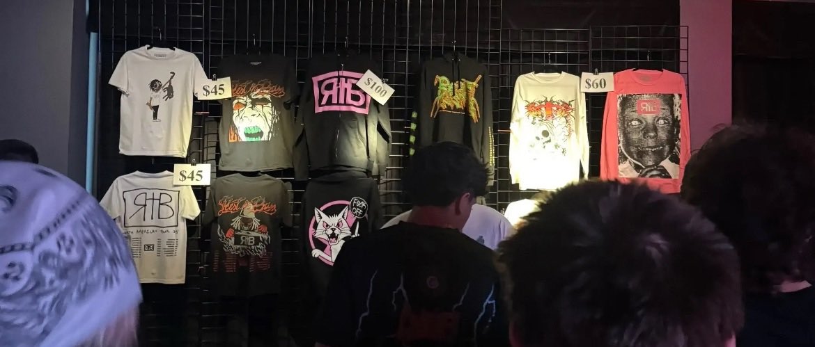 Merch prices 
- $100 for hoodie 
- $60 for long sleeve 
- $45 for short sleeve