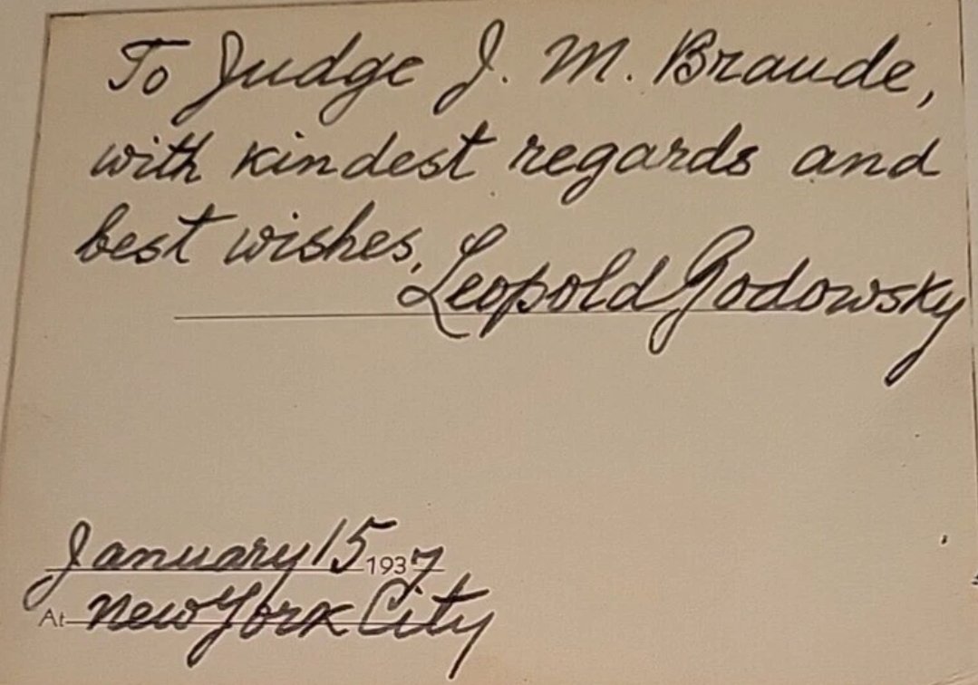 PianistTweet's tweet image. Look at the beautiful penmanship of Leopold Mordkhelovich Godowsky ✒️ #piano #pianist #composer