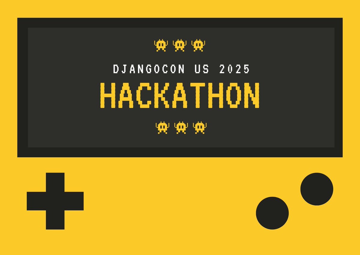If you want to collaborate, code, and play, register for our hackathon, and find
us at this year’s DjangoCon US 2025.

Sign up now: tinyurl.com/2ztyv8sz [tinyurl.com/2ztyv8sz]