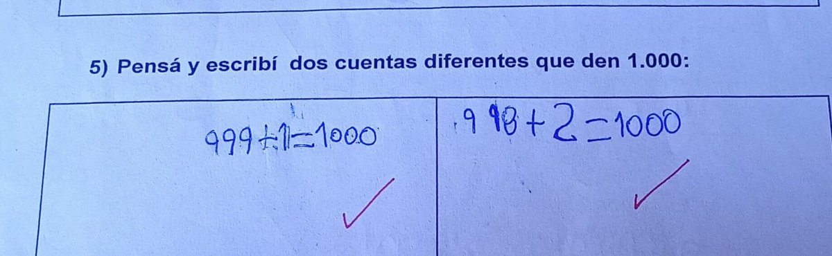 La que la tiene atada para resolver los problemas matemáticos es mi sobrina de 7 años