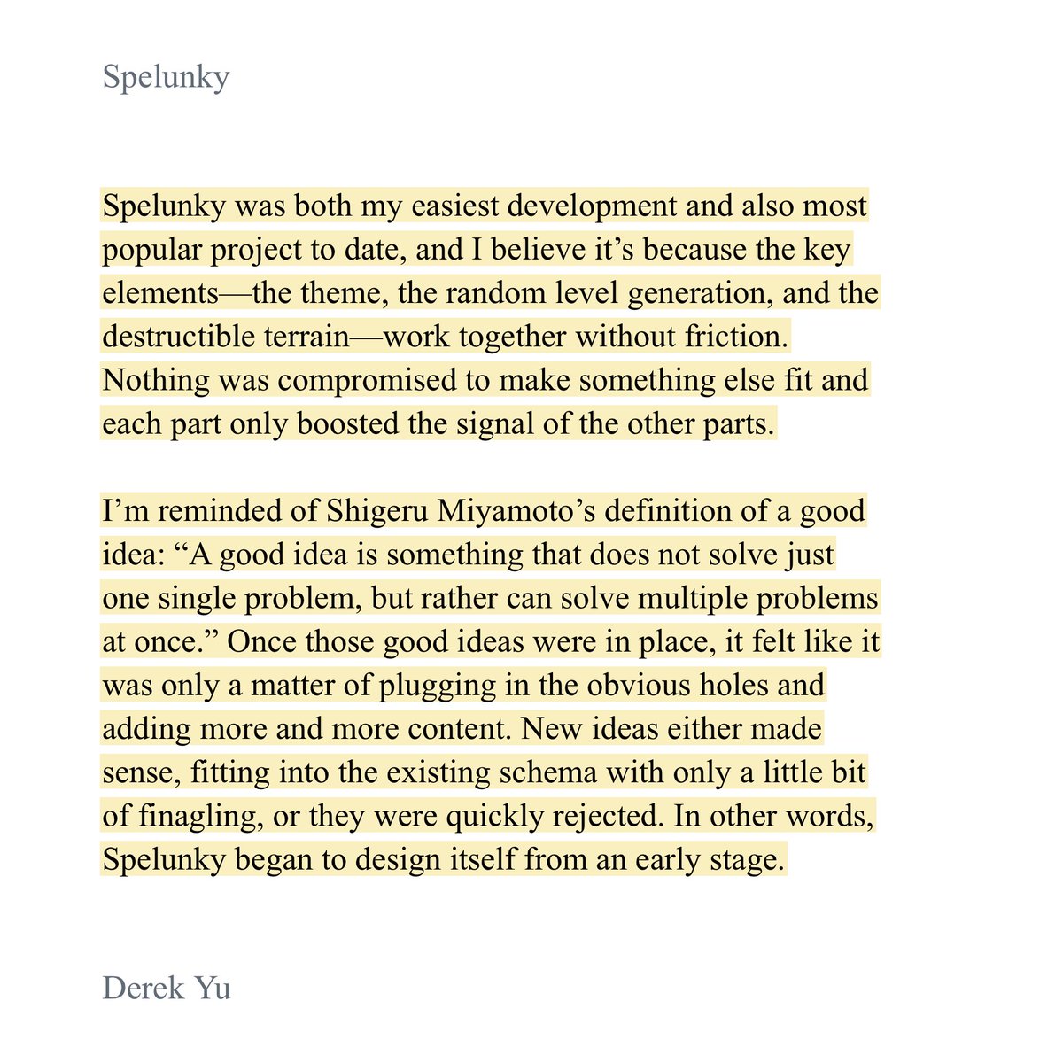 Some games design themselves