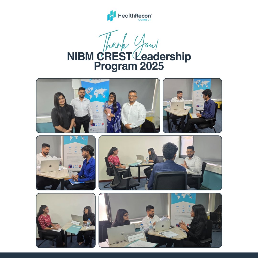 HealthReconLK's tweet image. We had an incredible experience at the NIBM CREST Leadership Program 2025! A big thank you to NIBM for hosting us and giving us the opportunity to engage with such driven and enthusiastic future leaders.
#HealthReconConnect #HRC #NIBM #LeadershipProgram #Careers #SriLanka
