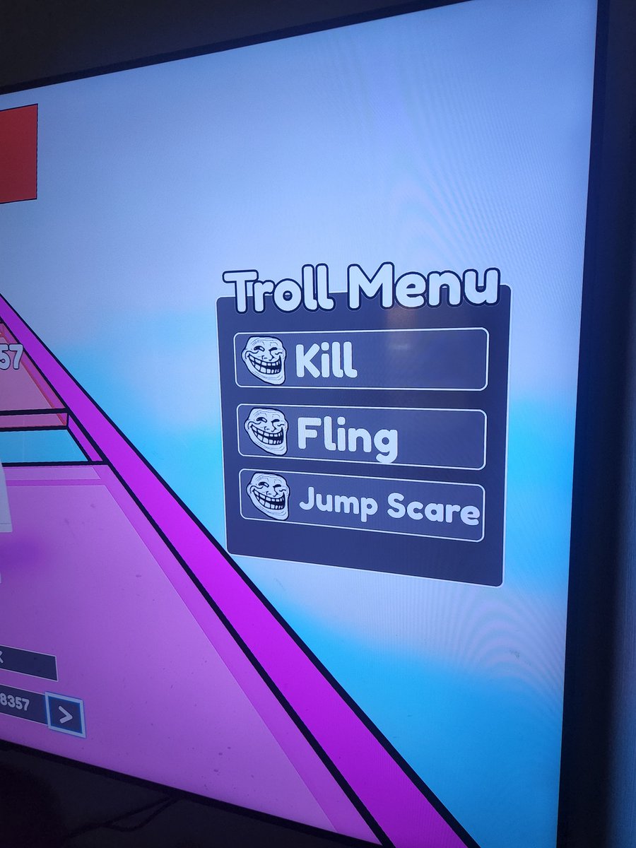 My son was playing Roblox, I look up and see this. Everyone knows $Troll