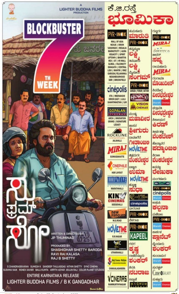 NammaKFI's tweet image. "ಸು ಫ್ರಮ್‌ ಸೋ!" ಅಮೋಘ 7ನೇ ವಾರ​.
#BlockbusterHit
@RajbShettyOMK 

Follow Us : x.com/nammakfi