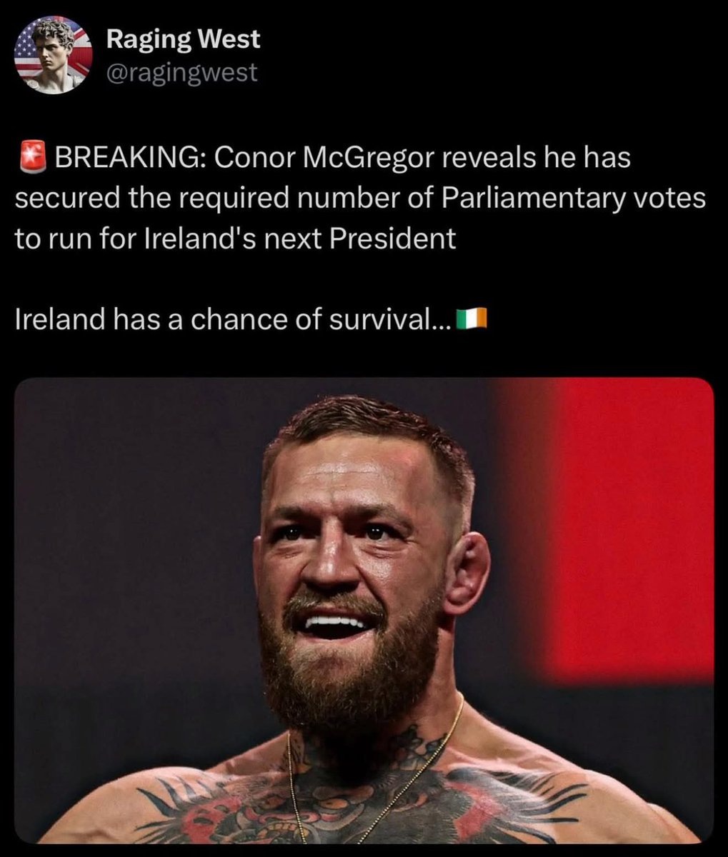 Will he be good for Ireland?