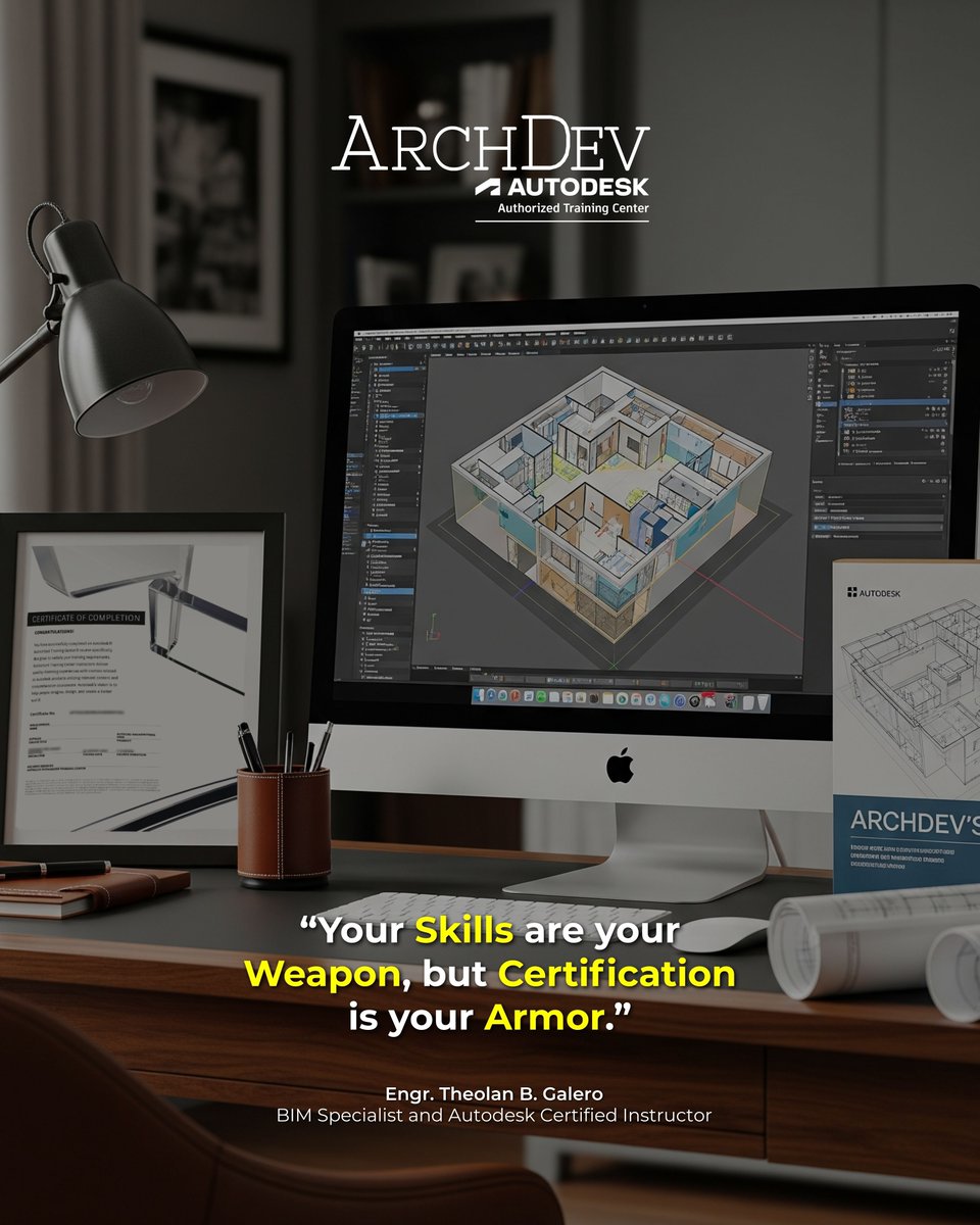 ARCHDEVATC's tweet image. ⚔️ Your Skills are your Weapon, but Certification is your Armor. 🛡️

🎯 Build your weapon. Wear your armor. Secure your future with ARCHDEV today.

👉 Click the link or scan the QR code to enroll now.
forms.gle/FPL3s2KNsVaMjL…

#ARCHDEV #AutodeskTraining #EnrollNow