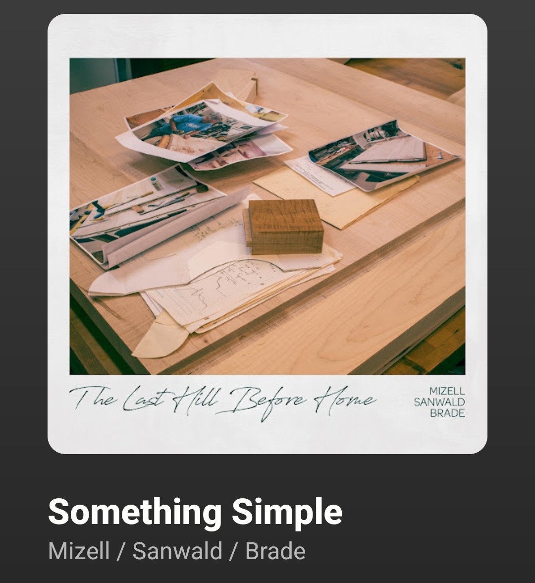 Another amazing album that was recommended to me today by <a href="/paulsanwald/">paul sanwald</a> of his trio Mizell / Sanwald / Brade "The Last Hill Before Home". 

Beautiful laid back guitar bass and drum music