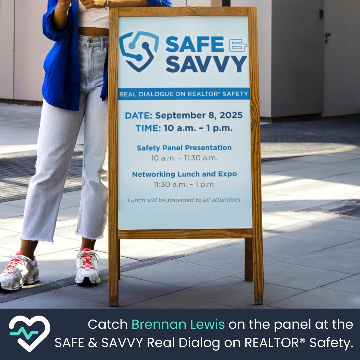 September is REALTOR® Safety Month and #myeforce is ready! We’re excited to share that our very own Brennan Lewis, Founder &amp; CEO, will be speaking on the Safe &amp; Savvy Real Dialog on REALTOR® Safety panel hosted by <a href="/CREBNow/">CREBNow</a> this Monday at CREB® Campus. #RealtorSafetyMonth