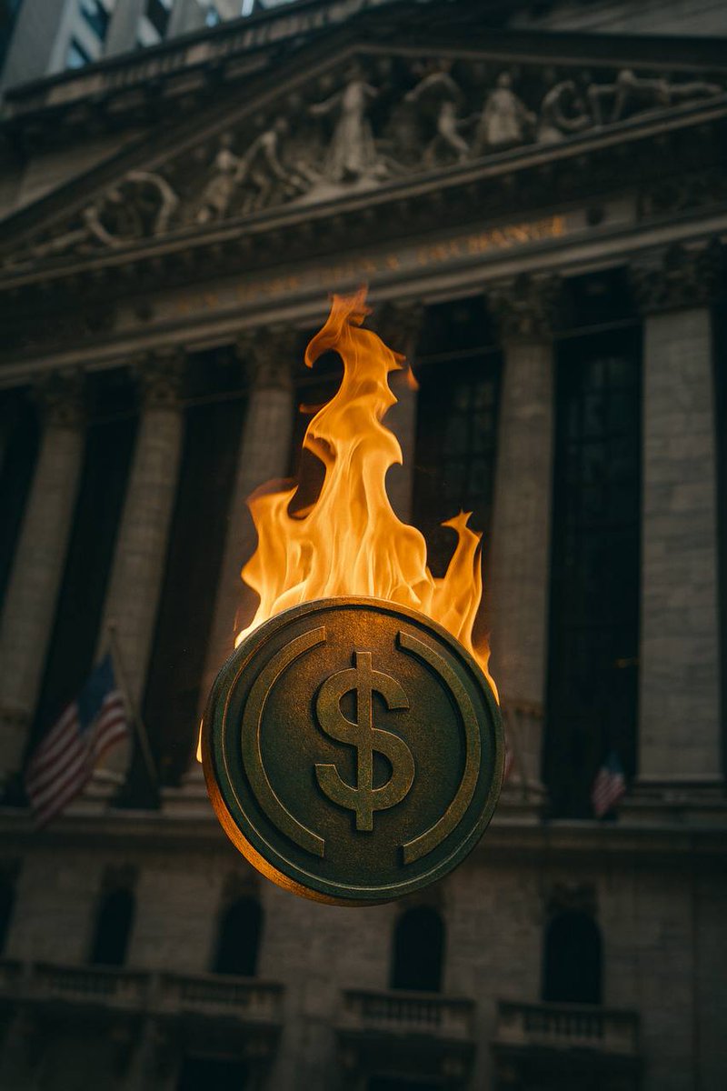 dusdSol's tweet photo. The thesis is simple:
They print. We burn. 🔥

$DUSD > $USD https://t.co/mE6LMS1o3w