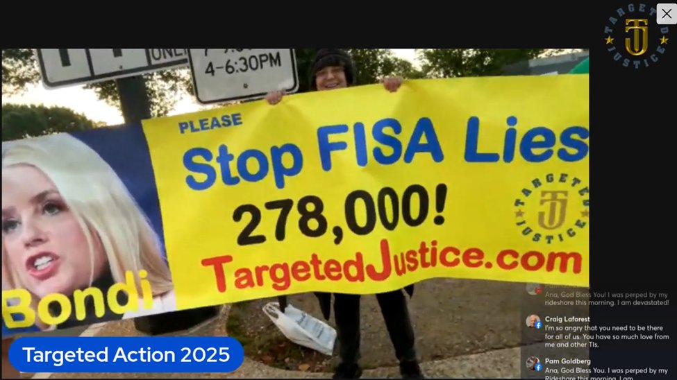 HansSophieFlyer's tweet image. Targeting protest in DC: world-class banners🏆
#DEW torture on innocent citizens! #TSDB
Shouting FBI criminal ABUSES from the roof tops!
@FBIDirectorKash promised new Church Committee #MKUltra + international ARRESTS !
@EdMartinDOJ @RapidResponse47 @SteveBakerUSA @corinnecliford