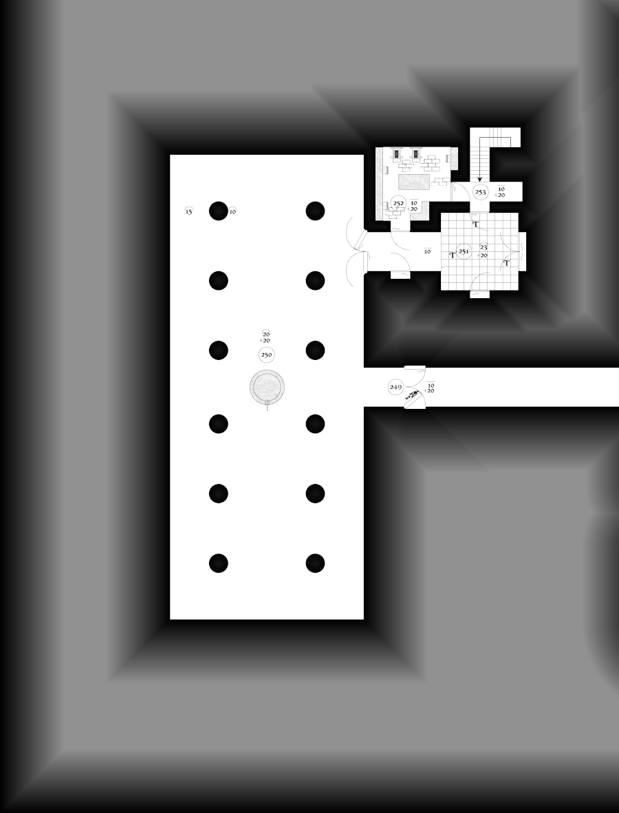 ZathrasAdventur's tweet photo. #dungeon25 #Day253 Empty cloak hooks line the dusty hallway centered on a four way intersection with a stairway going up and a lockable door leading out. A broken lantern hangs from its own hook beside the door. A rotten mat sits in the intersection. https://t.co/LpstLXWwzT https://t.co/uuyS8fBp15