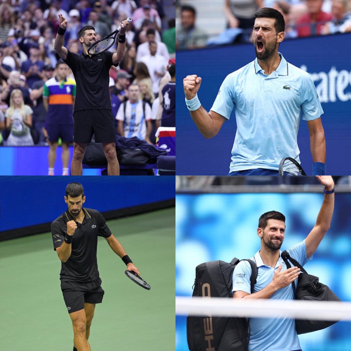 Thank you Novak ❤️🇷🇸🎾
Your fighting spirit and your dedication to our sport is an inspiration for everyone 

You played an amazing tennis <a href="/DjokerNole/">Novak Djokovic</a> and you gave happiness to many fans tonight 
Love you Nole 💙🗽 #NoleFam