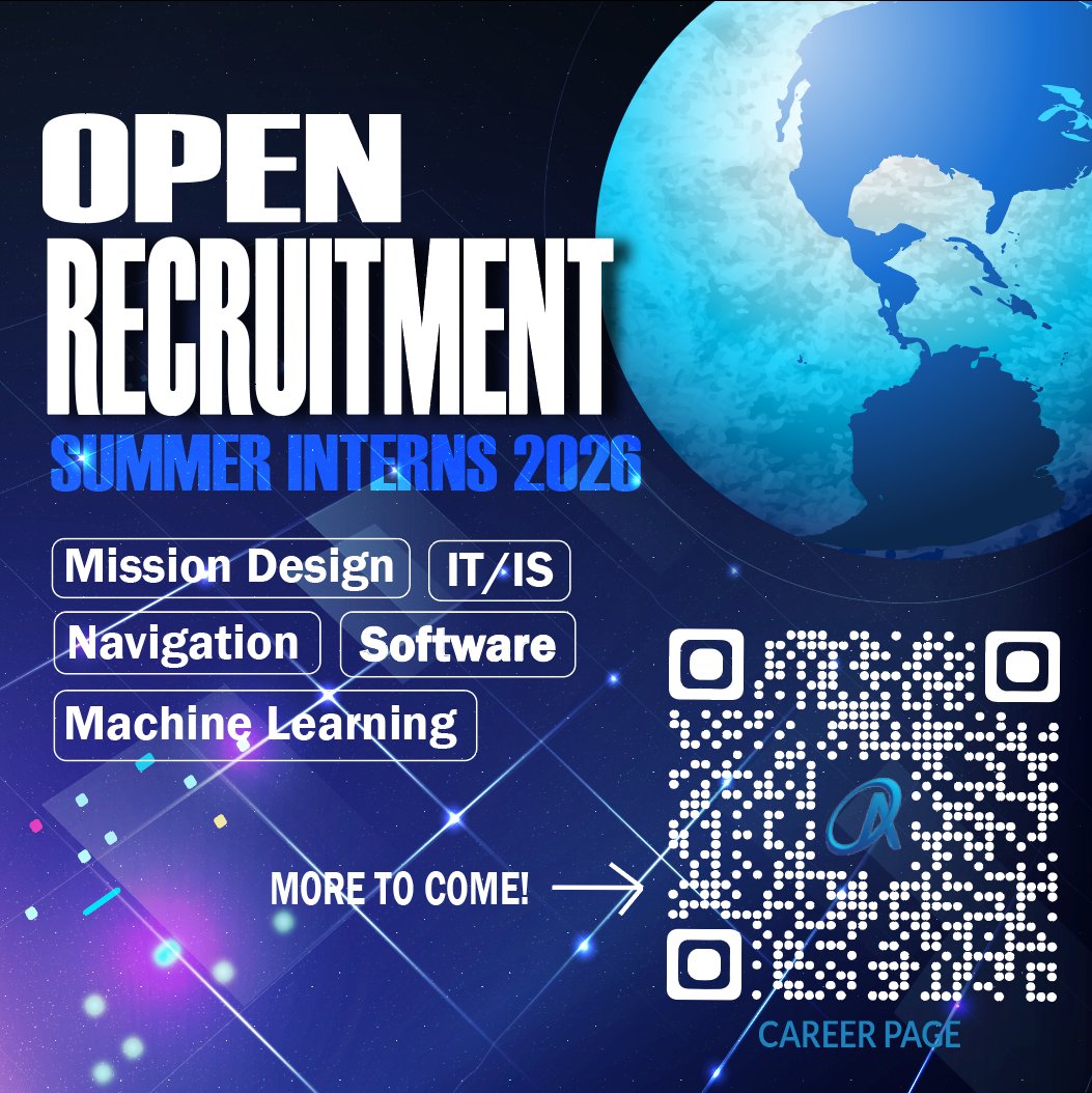 AdvancedSpace's tweet image. It&apos;s been quiet at Advanced Space since our interns wrapped up...😔 

But the countdown is over! 🚨 
Summer 2026 applications are open! 🎉 
Join our mission and apply below! 🚀 

🔗advancedspace.com/careers/ 

#AdvancedSpace #Innovation2Orbit #2026Interns