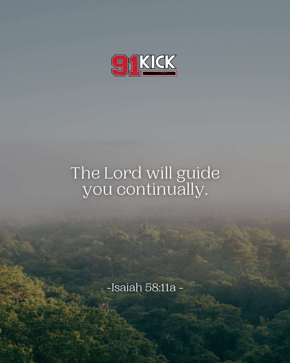 The Lord will guide you continually, watering your life when you are dry and keeping you healthy, too. Isaiah 58:11A