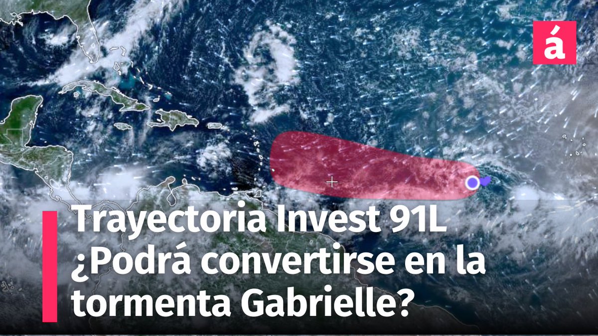 Invest 91L en ruta hacia el Caribe: ¿Se podría convertir en la tormenta Gabrielle?
acentotv.acento.com.do/informe-del-ti…