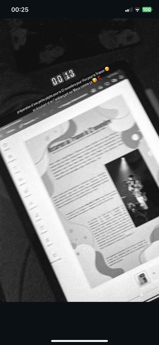 didine_lpine's tweet photo. 00:25 et en préparation d’une petite pépite pour le 12 novembre pour Vico pour le Trianon 🤭 en écoutant et en m’ambiançant sur Mieux comme ça 🥳💃🏻
#Victorien #LeTrianon https://t.co/JptX9KBDGr