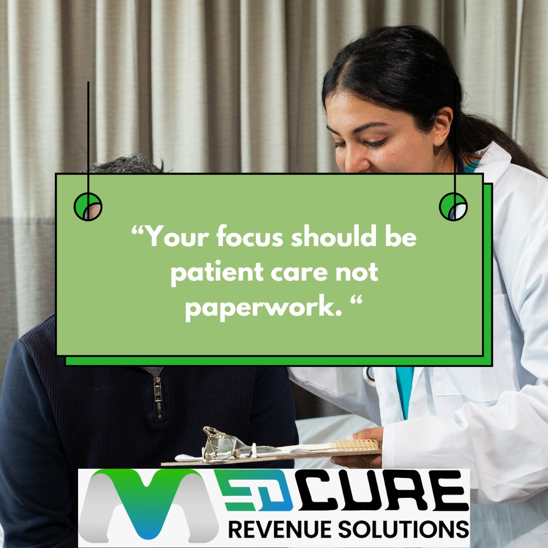 medcurers's tweet image. “Your focus should be patient care — not paperwork. We handle the billing, you handle the healing. #Motivation #HealthcareSupport #RCMSimplified”