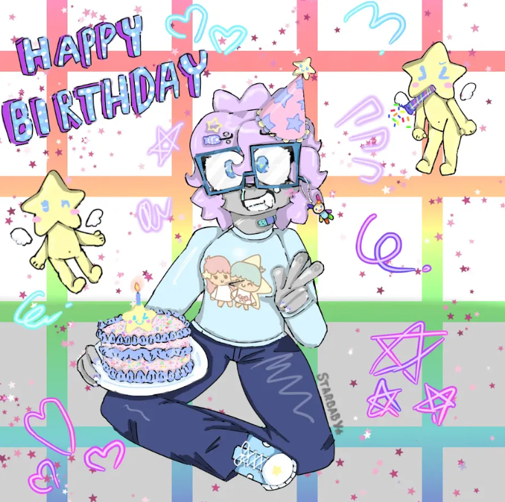 pugjammer's tweet photo. Happy birthday to me :D
#OC #ocart #art #digitalart https://t.co/YL8QDREZCY