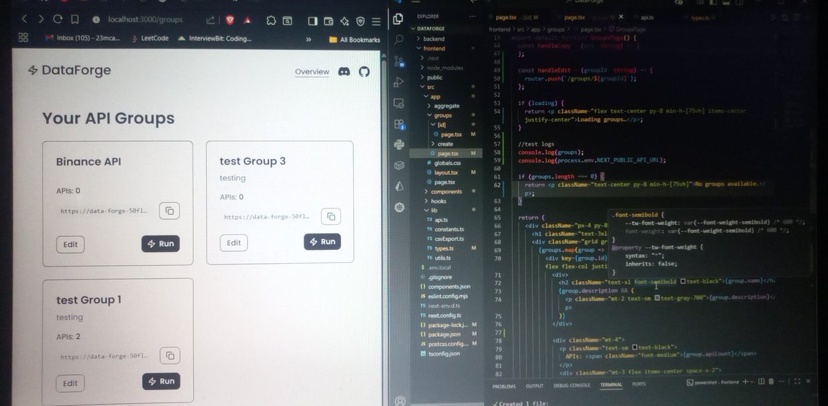 arcbitbit's tweet image. me vs my code, 4 AM edition 

#DataForge