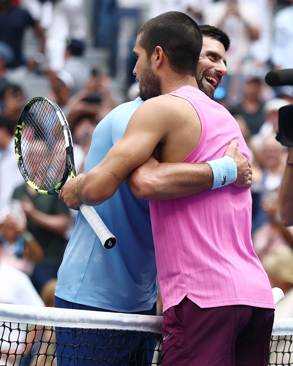 Carlos Alcaraz:  "For me, Novak Djokovic is still Superman.” ❤️