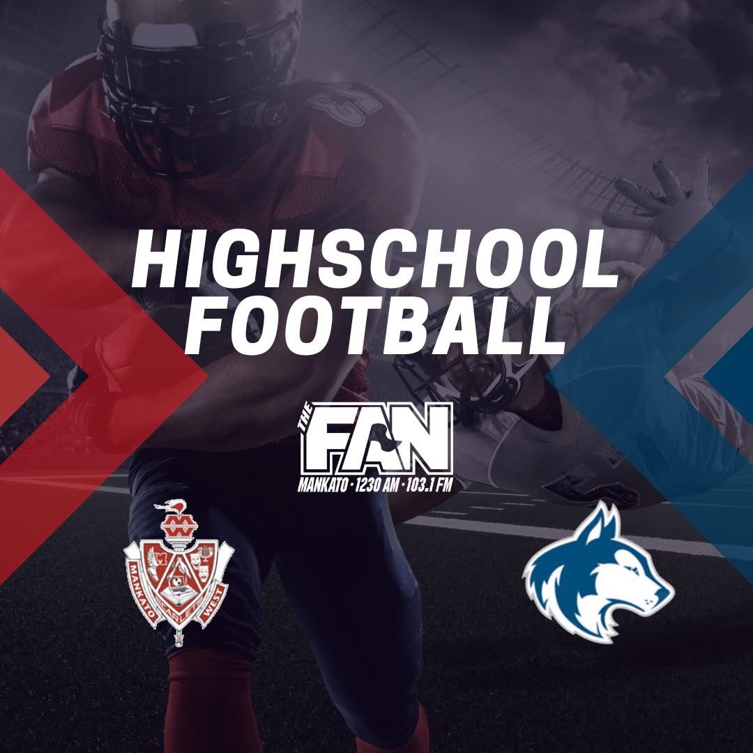 The Fan Mankato (@thefanmankato) on Twitter photo <a href="/WestScarlets/">Mankato West Scarlets</a> Football at home vs Owatonna tonight on the Fan! Seth Topal and John Harrington on the call. Pregame at 6:45, kickoff at 7.
radiomankato.com/kfsp/ <a href="/WestScarlets/">Mankato West Scarlets</a> Football at home vs Owatonna tonight on the Fan! Seth Topal and John Harrington on the call. Pregame at 6:45, kickoff at 7.
radiomankato.com/kfsp/