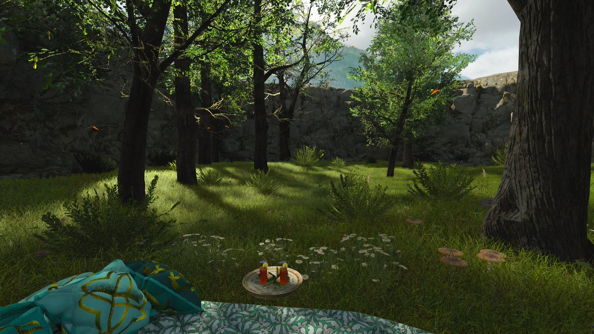 MrReeVR's tweet image. I'm done with my poiyomi grass so made a little world for it. Go touch the grass. There are performance toggles by the spawn if your computer can't handle all this grass. I'll have some improvements later but for a different world. vrchat.com/home/world/wrl… #vrchat #madewithunity