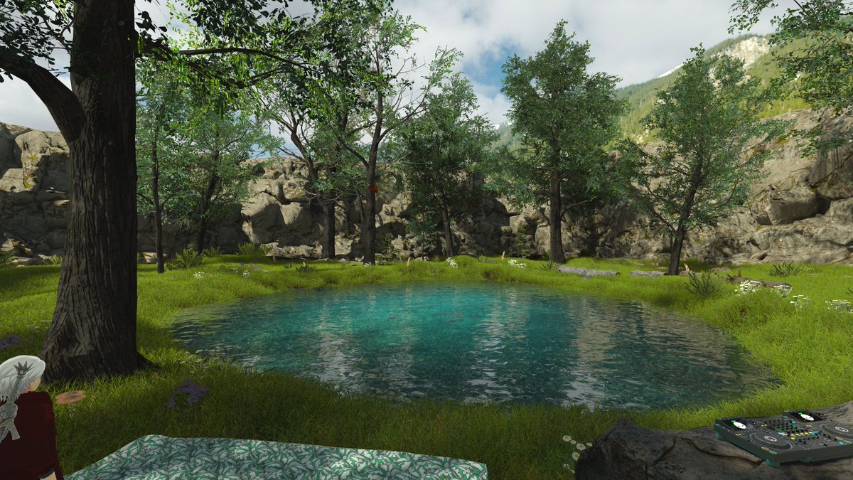 MrReeVR's tweet image. I'm done with my poiyomi grass so made a little world for it. Go touch the grass. There are performance toggles by the spawn if your computer can't handle all this grass. I'll have some improvements later but for a different world. vrchat.com/home/world/wrl… #vrchat #madewithunity