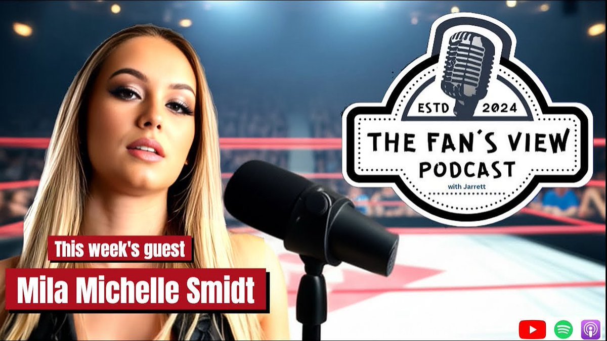 Go check out my latest interview with the SUPER talented pro wrestler <a href="/MilaSmidt/">Mila Michelle Smidt 👑</a> such a fun conversation! YouTube.com/@thefansviewpo… #TheFansViewPodcast #wrestling