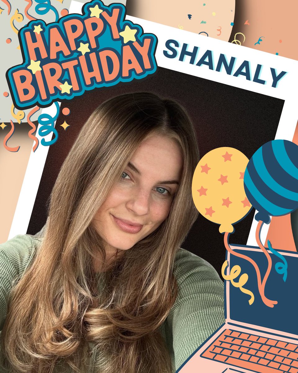 PurkTech's tweet image. A very Happy Birthday to our amazing lead web designer, Shanaly! Wishing you a day of happiness and a fantastic year ahead.
