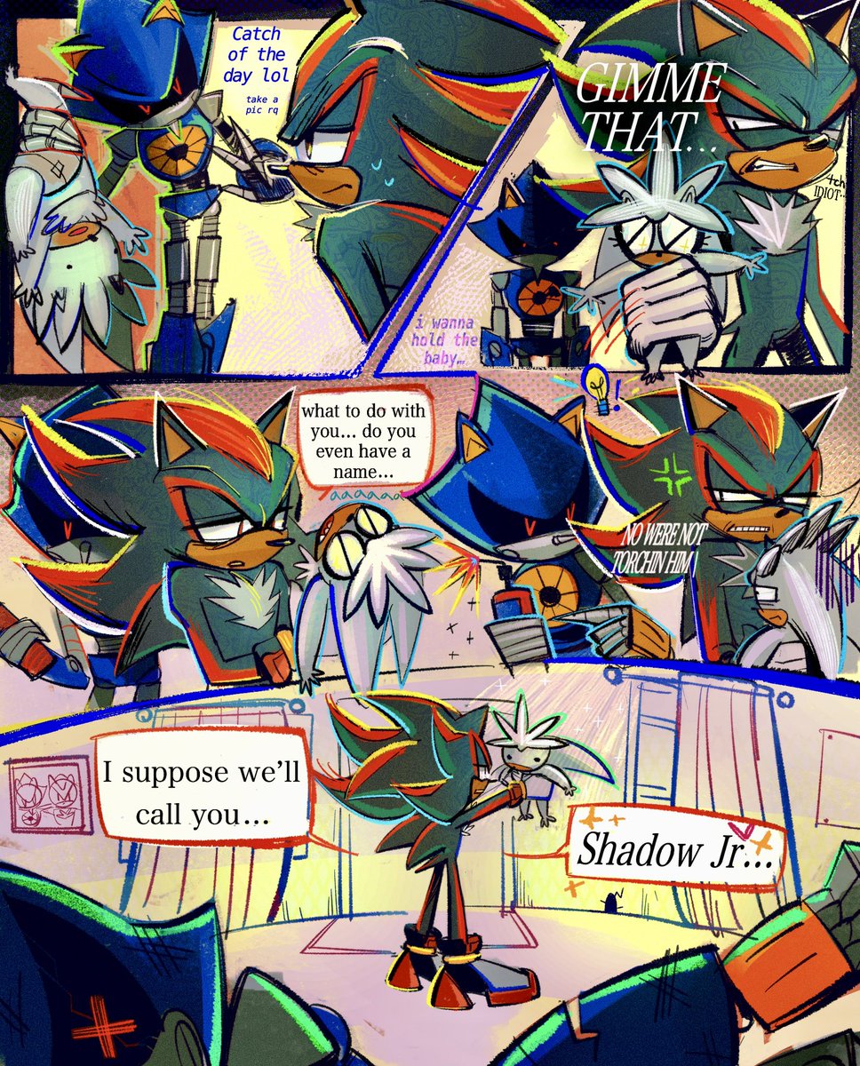future silver au comic but its uh