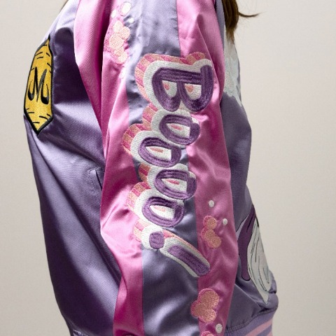 スカジャン（ドラゴンボールZ） 魔人ブウ柄のスカジャンがしまむら