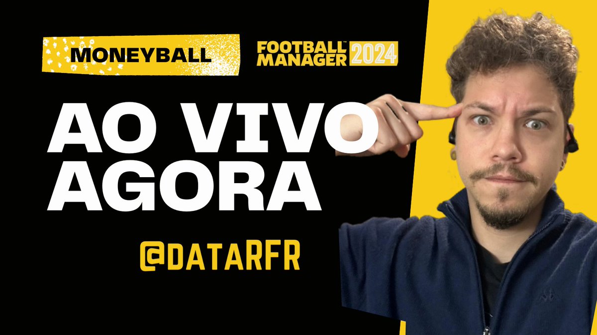 Pra quem curte Football manager e dados, vem comigo!

twitch.tv/datarfr