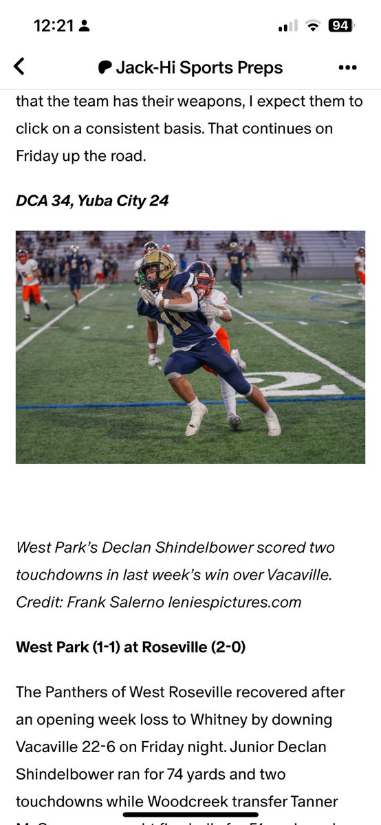 New previews/predictions up on my page. Great matchups tonight featuring: <a href="/delorofootball/">Del Oro Football</a> v <a href="/FootballHillmen/">Hillmen Football</a>, <a href="/12BridgesFball/">Twelve Bridges Raging Rhinos Football</a> v <a href="/WhitneyFball/">Whitney Football</a>, <a href="/Go_DCA_Football/">DCA Lions Football</a> v <a href="/yubacityFB/">Yuba City Football</a>, <a href="/WP_PantherFB/">West Park Football</a> v <a href="/RosevilleFB/">Roseville High Football</a> and more! Full story up on my page: patreon.com/user?u=59566474 ($4.99 per mo)