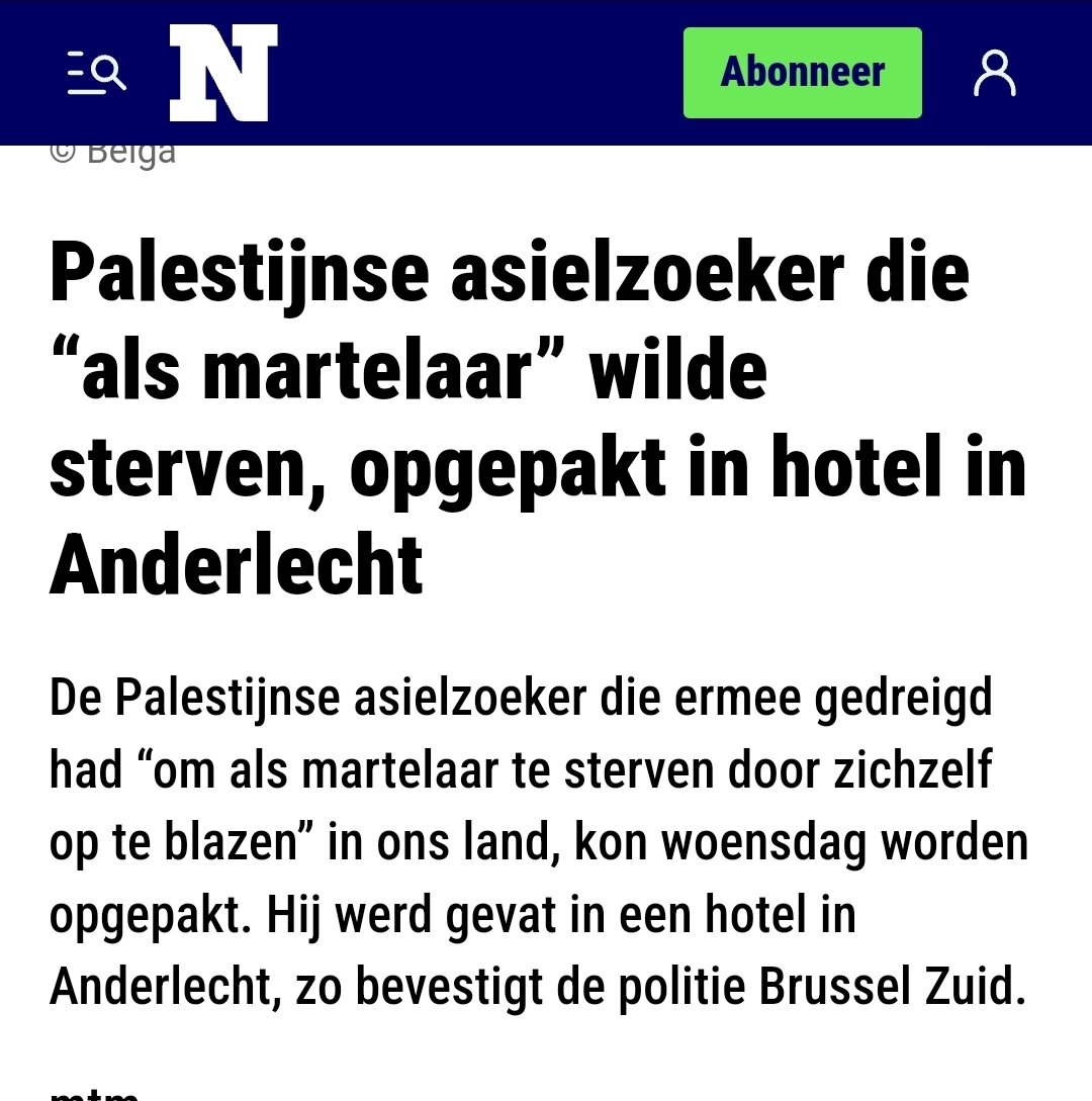 Maastricht importeert Gazaanse studenten zonder controle op Hamas-connecties, terwijl geweldsdelicten door Palestijnse vluchtelingen hier escaleren wordt gewoon ff de rode loper voor ze uitgerold. Joden en alle Nederlanders worden bewust blootgesteld aan risico’s. 

Ook andere