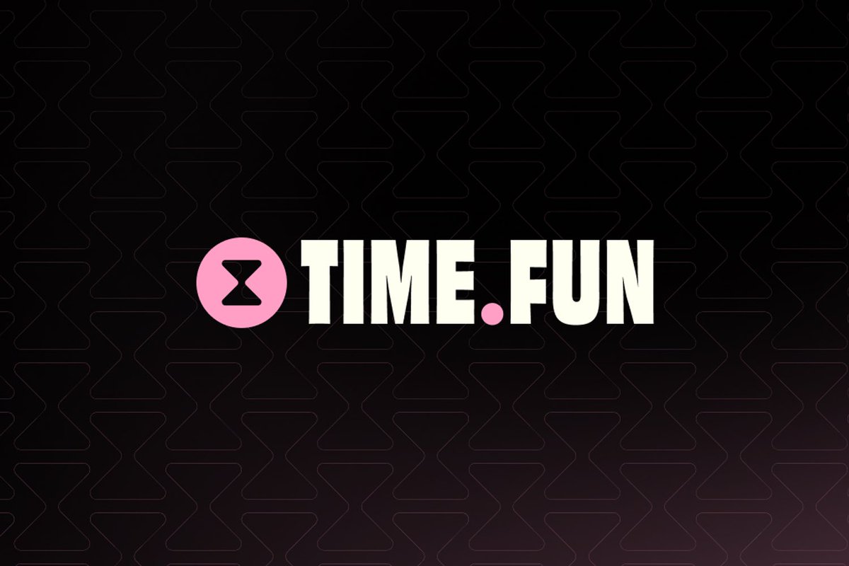 暗い背景のTime.funロゴ