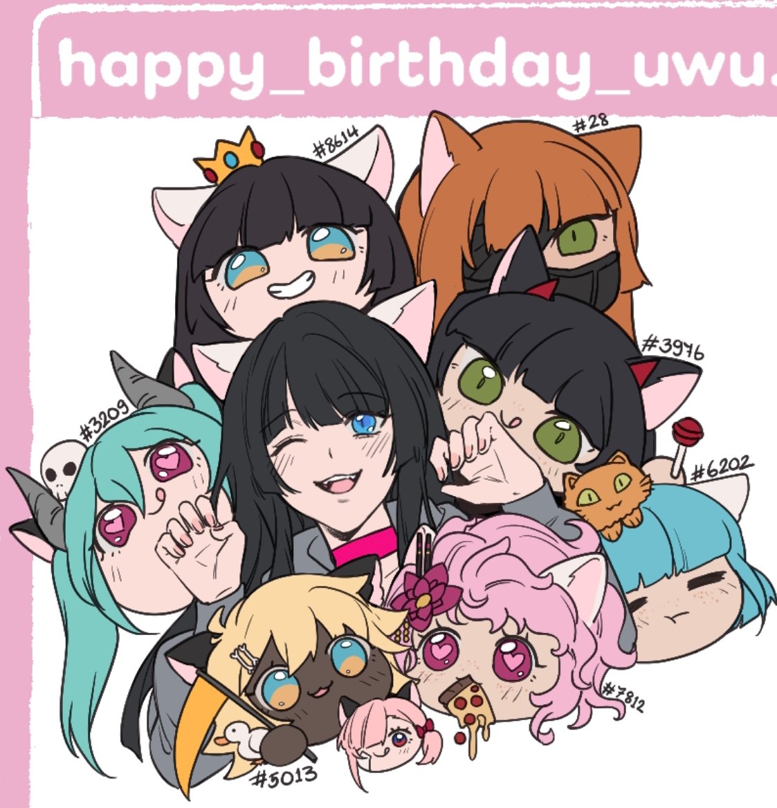 ¡Happy 4th birthday <a href="/uwucrewnft/">uwucrew</a>! 
Thanks for adding my uwu to the canvas :3
