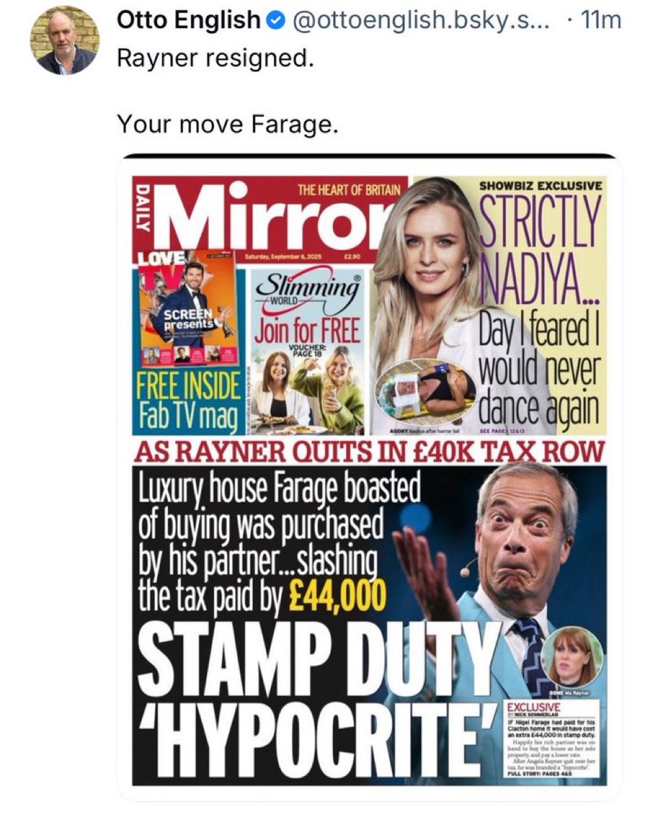 “Mr Farage…it appears we’ve lost Bluesky”