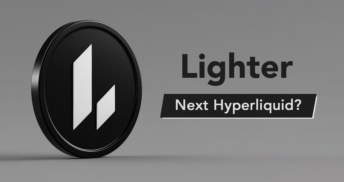 Next Big Perp Airdrop: Start Earning Points While You Can! 🔥

Meet Lighter

Lighter [<a href="/Lighter_xyz/">Lighter</a>] is a zk-powered perp DEX on Arbitrum that delivers CEX-level speed with on-chain proof for every trade. 

It’s quickly becoming one of the most talked-about “next big thing”