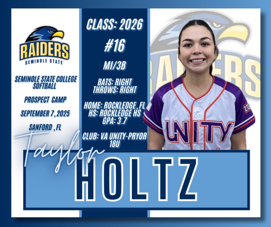 So excited for the Seminole State prospect camp this Sunday! <a href="/Abbie_Millete/">Abbie Millete</a> <a href="/UnityPryor/">UNITY Pryor 18U</a> <a href="/jpryorKeiserSB/">John  Pryor</a> <a href="/malcharmon09/">Malcolm Harmon</a>